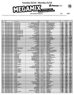 Mega Mix - Premier Bet