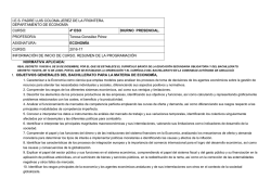 econom&iacute;a 2&ordm; bachillerato