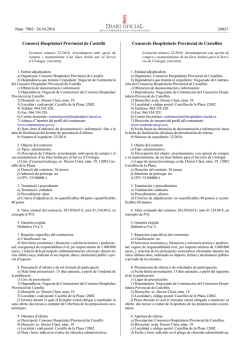Consorci Hospitalari Provincial de Castell&oacute; Consorcio Hospitalario