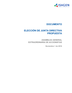 documento elecci&oacute;n de junta directiva propuesta