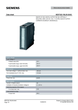 Data sheet 6ES7322-1BL00-0AA0 - Siemens Industry Online Support