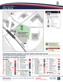 Silver Spring Ride On shuttle map