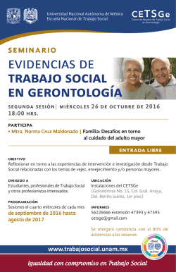 seminario - Escuela Nacional de Trabajo Social