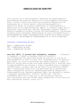 Ginecologia De Gori | Free Pdf eBooks