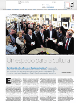 un espacio para la cultura