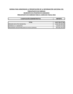 norma para armonizar la presentaci&oacute;n de la informaci&oacute;n adicional