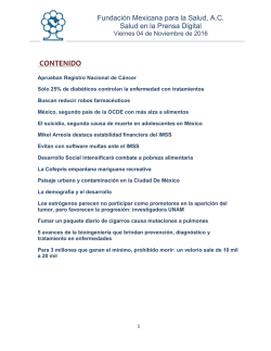 contenido - Fundaci&oacute;n Mexicana para la Salud AC