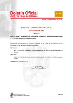 Secci&oacute;n I &ndash; ADMINISTRACI&Oacute;N LOCAL AYUNTAMIENTOS