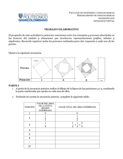 TRABAJO COLABORATIVO El prop&oacute;sito de esta actividad es