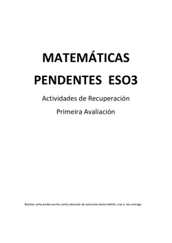matem&aacute;ticas pendentes eso3 primeira avaliaci&oacute;n