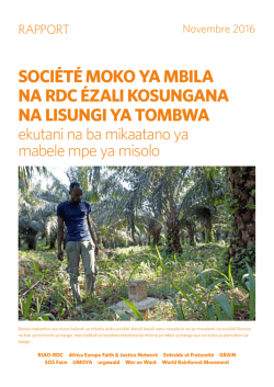 Soci&eacute;t&eacute; moko ya mbila na RDc &eacute;zali koSungana na liSungi ya tombwa