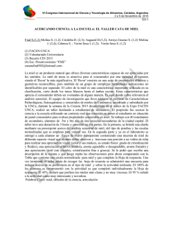 (1,2) Molina S. (1,2) - VI Congreso Internacional