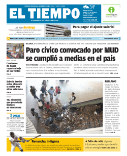 Paro c&iacute;vico convocado por MUD se cumpli&oacute; a medias en