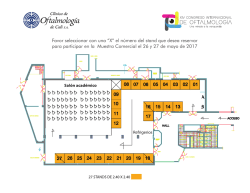 Favor seleccionar con una &ldquo;X&rdquo; el n&uacute;mero del stand que desea