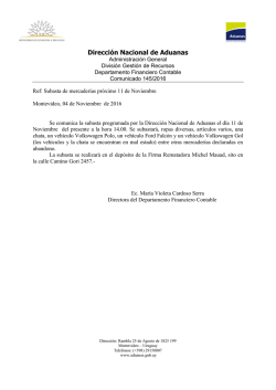 Montevideo, &hellip; de agosto de 2008