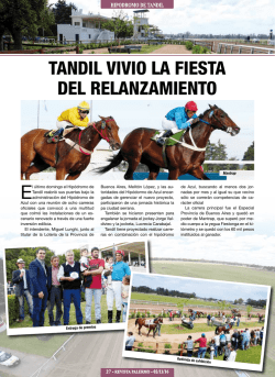 tandil vivio la fiesta del relanzamiento