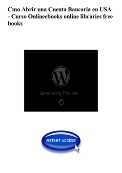 Cmo Abrir una Cuenta Bancaria en USA