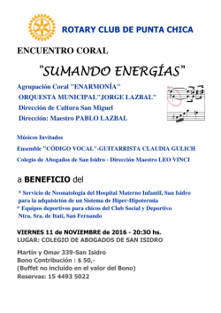 sumando energ&iacute;as