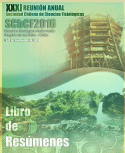 Libro de Resumen - XXXI Reuni&oacute;n anual 2016