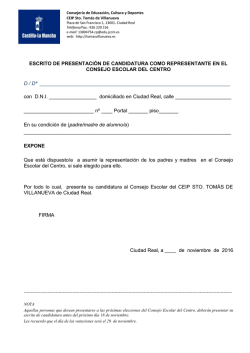 PapeletaCE - CEIP Santo Tom&aacute;s de Villanueva