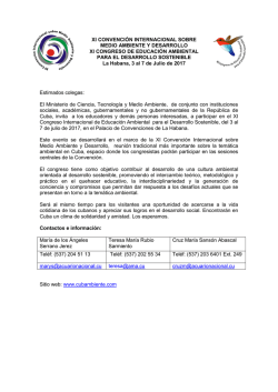 Descargar Convocatoria - Acuario Nacional de Cuba