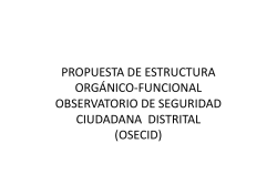 propuesta de estructura propuesta de estructura org&aacute;nico