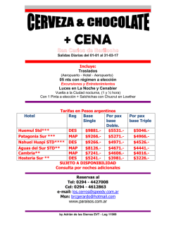 + CENA - Adrian de las Sierras EVT