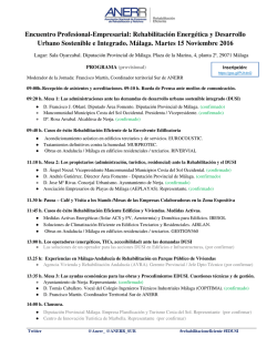 Encuentro Profesional-Empresarial: Rehabilitaci&oacute;n Energ&eacute;tica y