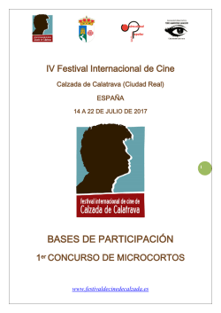 Bases del concurso de microcortos