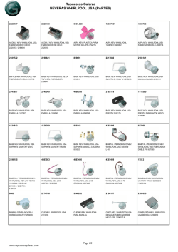 Repuestos Galarza NEVERAS WHIRLPOOL USA (PARTES)