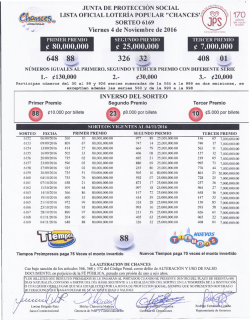 Lista de Loter&iacute;a en PDF