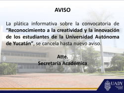 Presentaci&oacute;n de PowerPoint - Universidad Aut&oacute;noma de Yucat&aacute;n