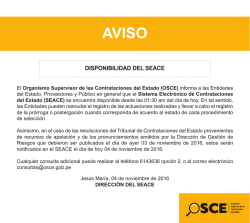 disponibilidad del seace