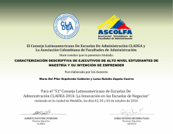 caracterizaci&oacute;n descriptiva de ejecutivos de alto nivel