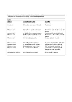 Miembros de la Sala de GobiernoAbre en nueva