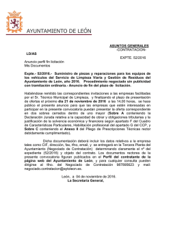 ASUNTOS GENERALES -CONTRATACION