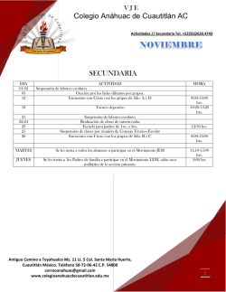 Colegio An&aacute;huac de Cuautitl&aacute;n AC SECUNDARIA