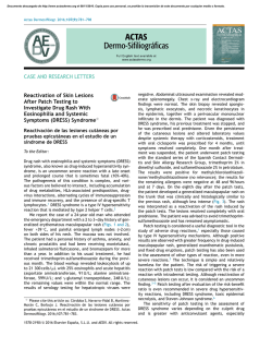 CASE AND RESEARCH LETTERS Reactivation of Skin Lesions