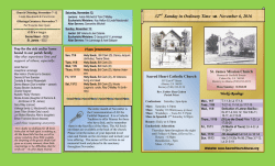Bulletin - Sacred Heart Catholic Church