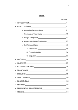 INDICE P&aacute;ginas INTRODUCCI&Oacute;N 4 MARCO TE&Oacute;RICO 7