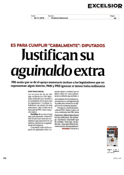 Justifican su