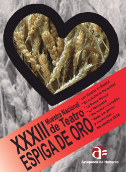 XXXIII Espiga de Oro