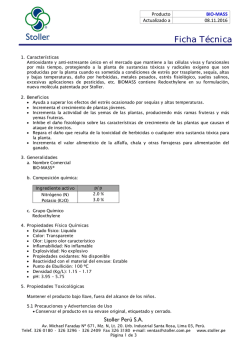 BIO-MASS - Stoller Per&uacute;