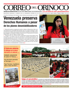 Descargar PDF - Correo del Orinoco