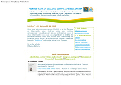 Noticias europeas - Am&eacute;rica Latina