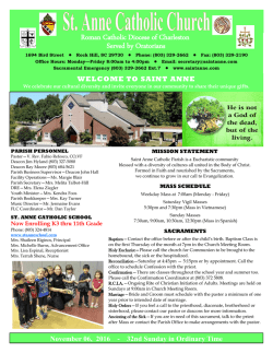 PDF - Saint Anne Catholic Church