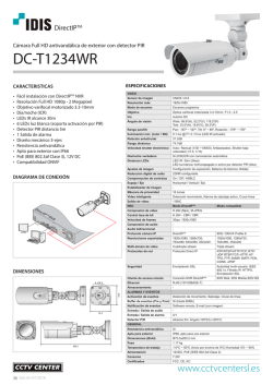 Camara Full HD antivandalica de exterior con