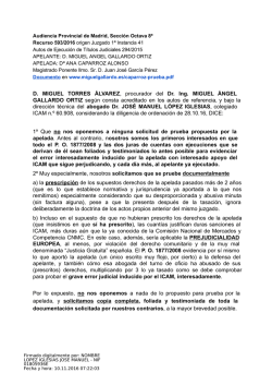 D. MIGUEL TORRES &Aacute;LVAREZ , procurador del Dr. Ing. MIGUEL
