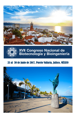 primera convocatoria congreso smbb 2017