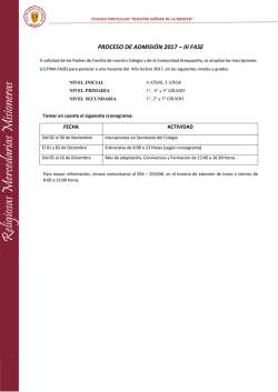 proceso de admisi&oacute;n 2017 &ndash; iii fase